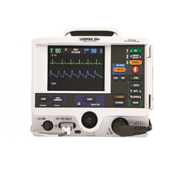 Defibrillator Monitor LIFEPAK 20E Manual With Lith-Ion Battery Recharge Ea